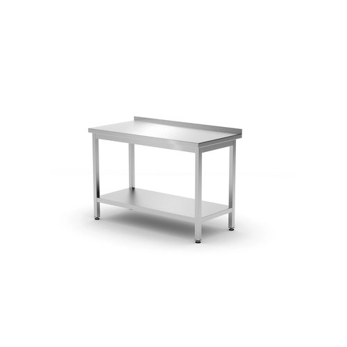 XXLselect Stół przyścienny z półką Budget Line 1000x600x(h)850mm, skręcany XXLselect Stół przyścienny z półką Budget Line 1000x600x(h)850mm, skręcany