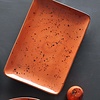 Fine Dine Earth Colours Shallow Plate 200x300 mm, Rectangular, Dahlia