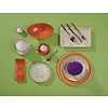 Fine Dine Earth Colours Shallow Plate 200x300 mm, Rectangular, Dahlia