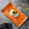 Fine Dine Earth Colours Shallow Plate 200x300 mm, Rectangular, Dahlia