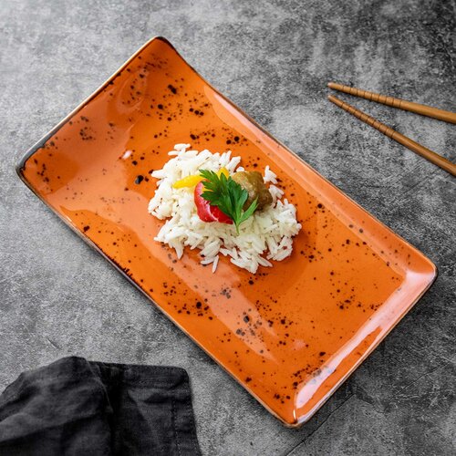 Fine Dine Earth Colours Shallow Plate 200x300 mm, Rectangular, Dahlia Fine Dine Earth Colours Shallow Plate 200x300 mm, Rectangular, Dahlia
