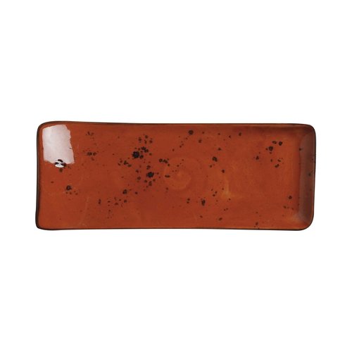 Fine Dine Earth Colours Presentational Plate 215x90 mm, Rectangular, Dahlia Fine Dine Earth Colours Presentational Plate 215x90 mm, Rectangular, Dahlia