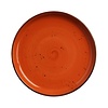 Fine Dine Earth Colours Plate with High flange, Ø270 mm, Dahlia