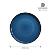 Fine Dine Earth Colours Plate with High flange, Ø270 mm, Iris