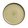 Fine Dine Earth Colours Plate with High flange, Ø270 mm, Olive Fine Dine Earth Colours Plate with High flange, Ø270 mm, Olive