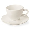 Fine Dine Filiżanka elegancka ze spodkiem do espresso kremowa 70 ml, Crema
