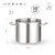 Chef de Cuisine Garnek wysoki 3 L Ø 160 mm ze stali nierdzewnej