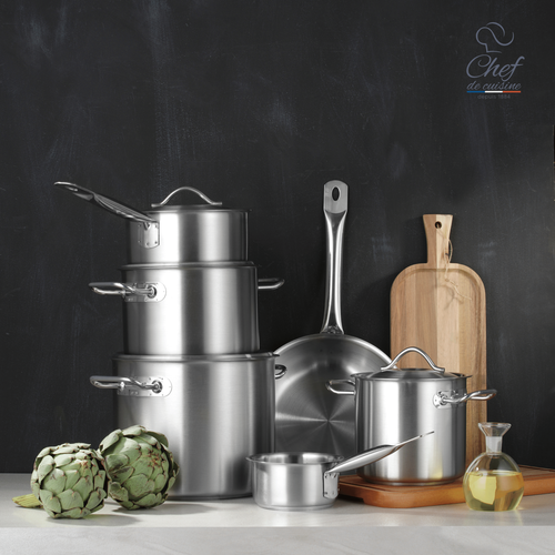 Chef de Cuisine Stainless Steel High Stock Pot 3 L Ø 160 mm Chef de Cuisine Stainless Steel High Stock Pot 3 L Ø 160 mm
