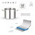 Chef de Cuisine Stainless Steel High Stock Pot 155 L Ø 600 mm