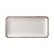 Fine Dine Talerz prostokątny Vanilla, 300x150mm