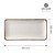 Fine Dine Talerz prostokątny Vanilla, 300x150mm