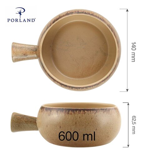 Porland Miska z uchwytem Natura, 600 ml Porland Miska z uchwytem Natura, 600 ml