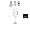 Rona Kieliszek do wina bordeaux Le Vin, 600ml