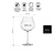 Rona Kieliszek do win czerwonych Linea Umana, 900ml