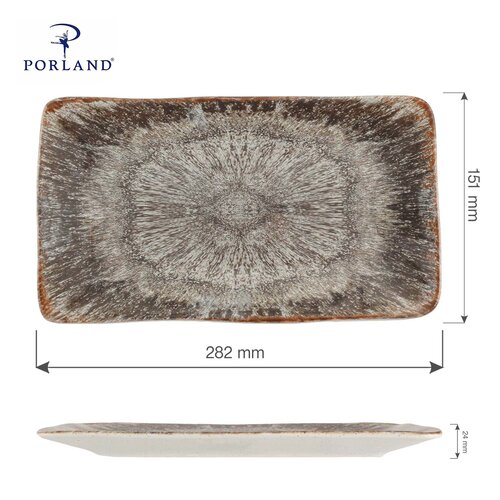 Porland Półmisek prostokątny Irissa, 151 mm x 282 mm Porland Półmisek prostokątny Irissa, 151 mm x 282 mm