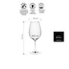 Rona Kieliszek do wina bordeaux Ratio, 450ml
