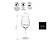 Rona Kieliszek do wina Ratio, 340ml