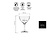Rona Kieliszek do martini Classic Cocktails Optic, 250ml
