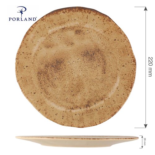 Porland Talerz płytki Natura, 220 mm Porland Talerz płytki Natura, 220 mm