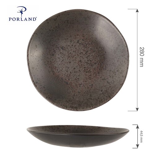 Porland Talerz głęboki coupe Ironstone, 280 mm Porland Talerz głęboki coupe Ironstone, 280 mm