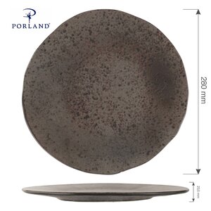 Porland Talerz płytki Ironstone, 288 mm Porland Talerz płytki Ironstone, 288 mm