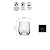 Rona Szklanka niska Lunar, 460ml