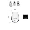 Rona Szklanka do wina bordeaux Wine Solution, 460ml