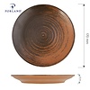 Porland Talerz płytki Lykke Brown, 170mm Porland Talerz płytki Lykke Brown, 170mm