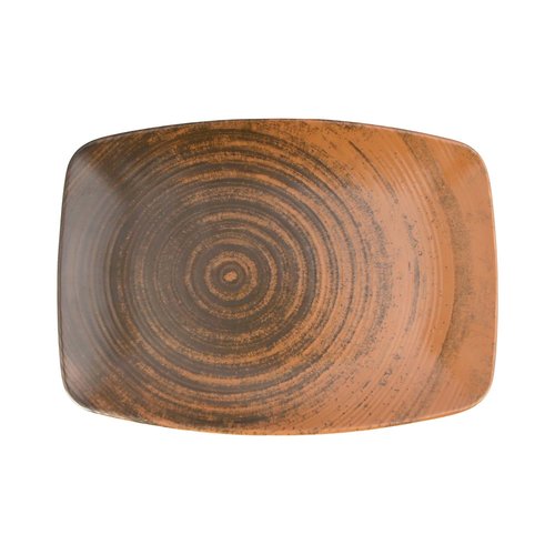 Porland Talerz owalny Lykke Brown, 270x200mm Porland Talerz owalny Lykke Brown, 270x200mm