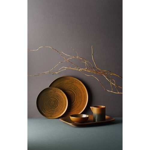 Porland Talerz owalny Lykke Brown, 270x200mm Porland Talerz owalny Lykke Brown, 270x200mm