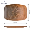 Porland Talerz owalny Lykke Brown, 320x230mm