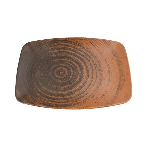 Porland Talerz owalny Lykke Brown, 320x230mm Porland Talerz owalny Lykke Brown, 320x230mm