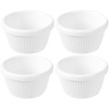 Fine Dine Miseczka ramekin, kremowa, 70x70x(H)37 mm - zestaw 4 szt.