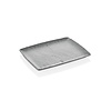 Fine Dine Półmisek z melaminy Rock, szary, GN 1/2, 265x325mm