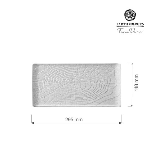 Fine Dine Talerz prostokątny Nordic, 295x148mm Fine Dine Talerz prostokątny Nordic, 295x148mm