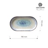 Fine Dine Talerz owalny Galaxy, 190mm