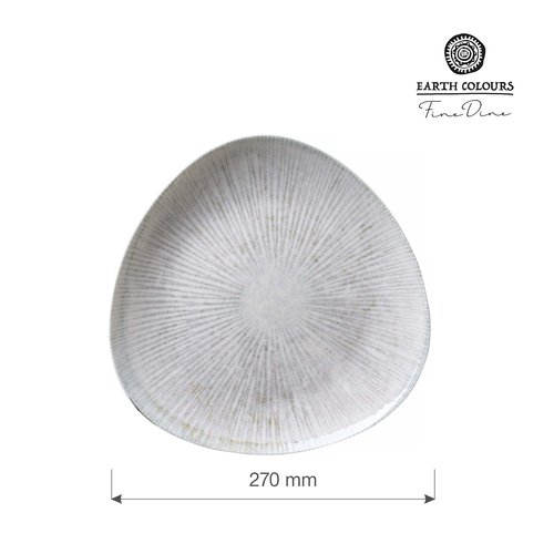 Fine Dine Talerz trójkątny Essence, 270mm Fine Dine Talerz trójkątny Essence, 270mm