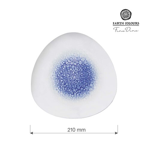 Fine Dine Talerz trójkątny Serenity, 210mm Fine Dine Talerz trójkątny Serenity, 210mm