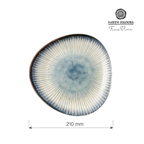 Fine Dine Talerz trójkątny Galaxy, 210mm