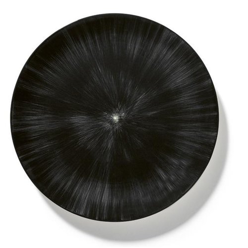 Serax Talerz płytki z czarnym środkiem Dé 280 mm Serax Talerz płytki z czarnym środkiem Dé 280 mm