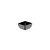 Fine Dine Miska kwadratowa z melaminy, czarna, 90x90x40 mm 125x125x(h)65mm