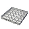 Cambro Nadstawka do koszy Half Drop 500x500 mm szara, model E2, 25 przegródek