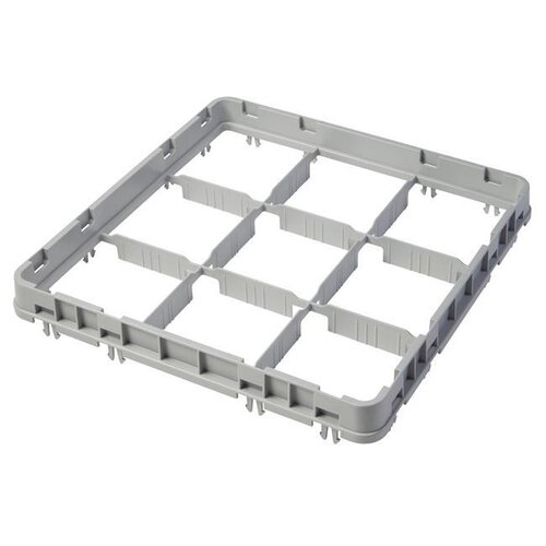 Cambro Nadstawka do koszy Half Drop 500x500 mm szara, model E2, 25 przegródek