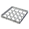 Cambro Nadstawka do koszy Full Drop 500x500 mm szara, model E1, 16 przegródek