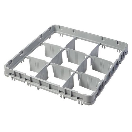 Cambro Nadstawka do koszy Full Drop 500x500 mm szara, model E1, 25 przegródek