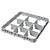 Cambro Nadstawka wysoka CAMRACK, MODEL E1 9 przegródek