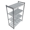 Cambro Regał magazynowy Camshelving Basics Plus z kompozytu z 4 wentylowanymi półkami 915x460x1830 mm Cambro Regał magazynowy Camshelving Basics Plus z kompozytu z 4 wentylowanymi półkami 915x460x1830 mm