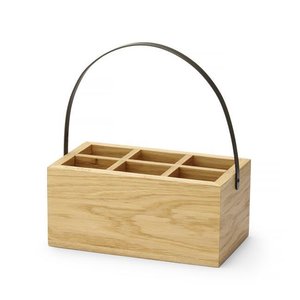 Fine Dine Skrzynka z uchwytem na akcesoria stołowe Madeira 280x180x120 mm Fine Dine Skrzynka z uchwytem na akcesoria stołowe Madeira 280x180x120 mm
