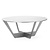Fine Dine Stojak bufetowy w zestawie z pleksi Skiatos Black 615 mm