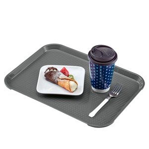 Cambro Taca z polipropylenu Fast Food, fakturowana powierzchnia szara Cambro Taca z polipropylenu Fast Food, fakturowana powierzchnia szara